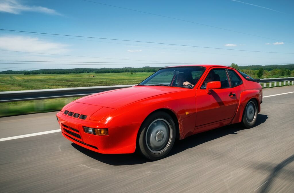 Red Porsche 944