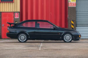 Silverstone Auctions Race Retro - Ford Sierra Cosworth RS500 Side Profile