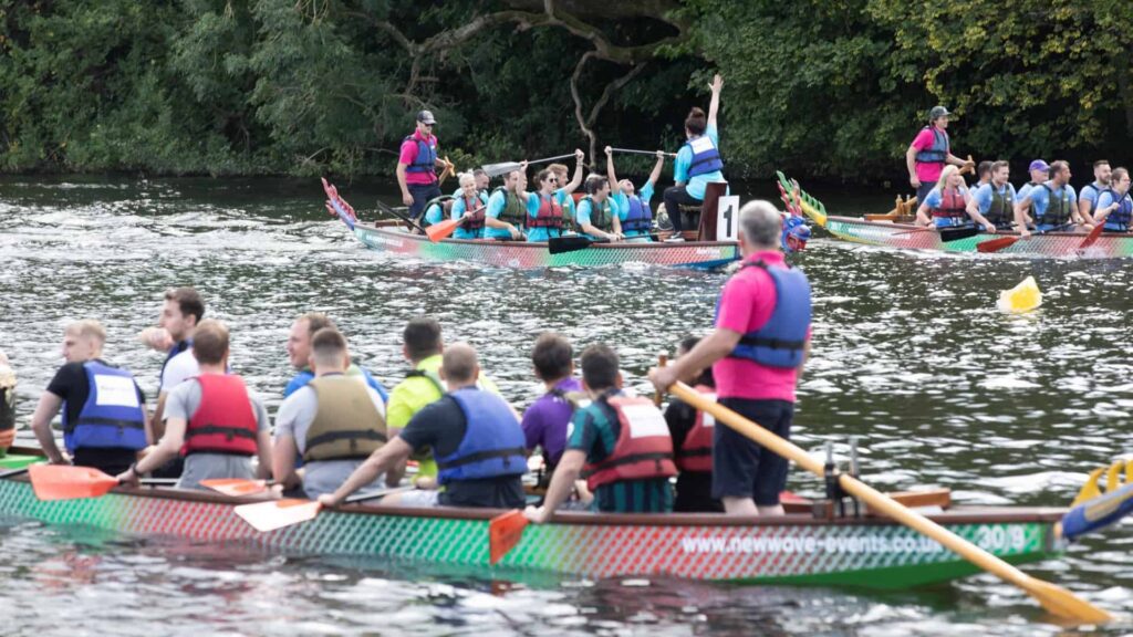 Last Year's Race Underway