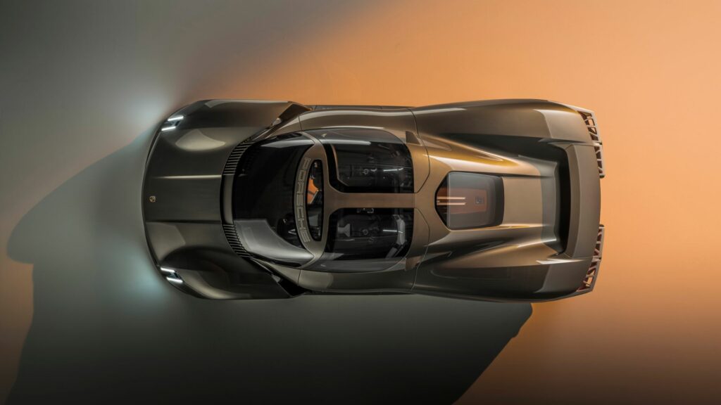 Porsche Mission X - Top view