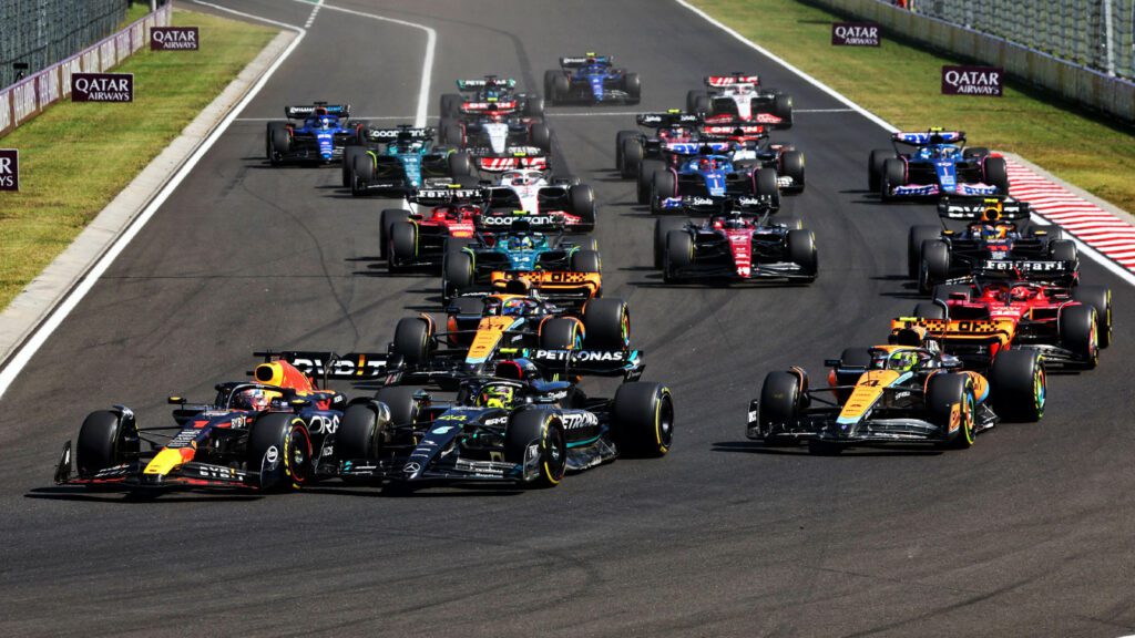 2023 Hungarian Grand Prix First Corner Action