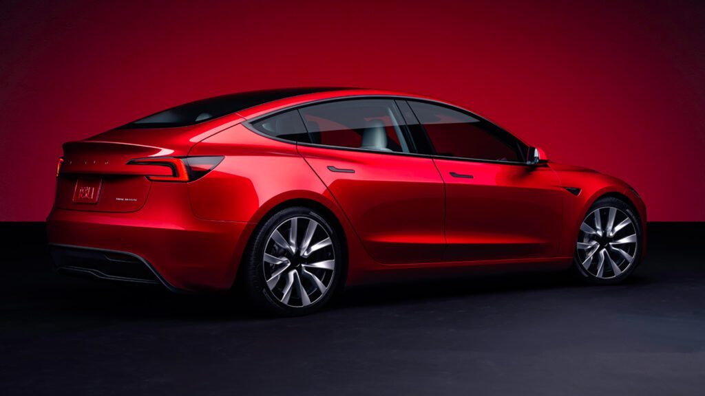 Car News Roundup - September - Tesla Model 3 Rear
