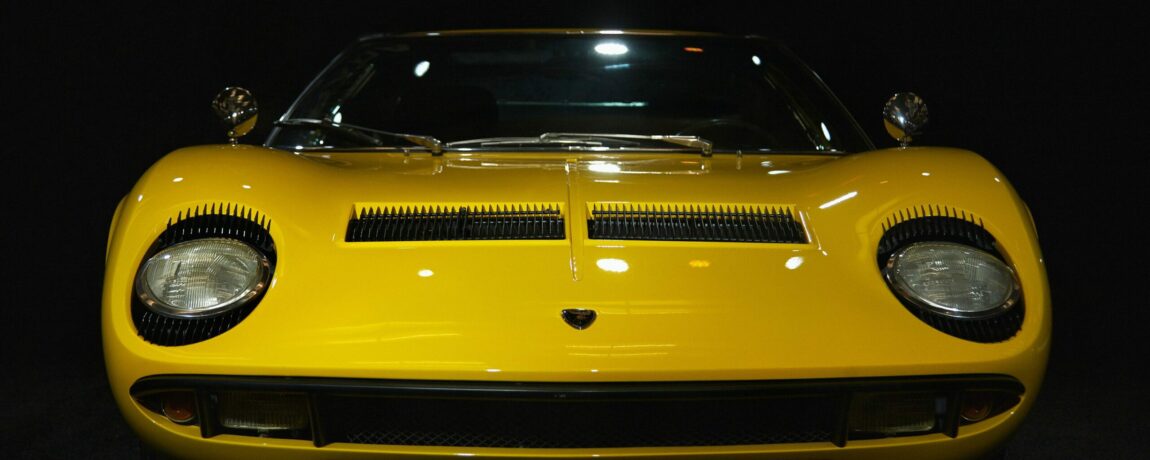 Yellow Lamborghini Miura