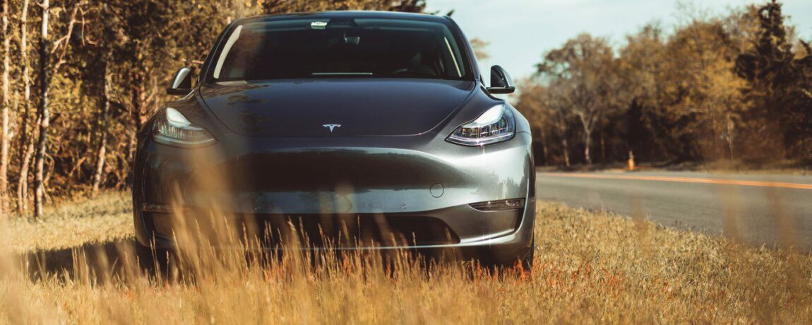 Grey Tesla Model Y